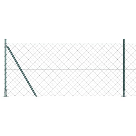 Poteau de clôture. Vert 10 x 0,8 m (maillage 60 x 60 mm) 530534530534