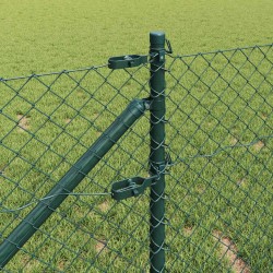 Poteau de clôture. Vert 25 x 0,4 m (maille de 40 x 40 mm) 530542530542