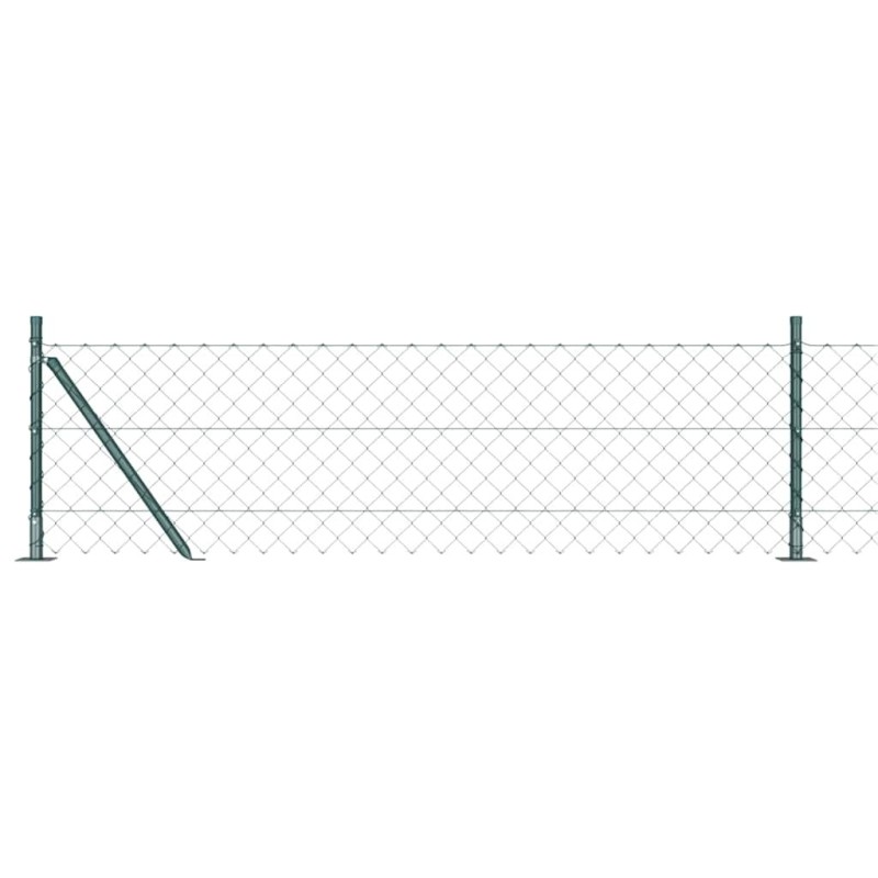 Poteau de clôture. Vert 10 x 0,6 m (maille 60 x 60 mm) 530545530545