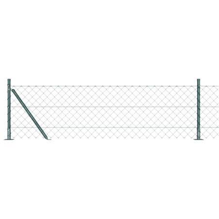 Poteau de clôture. Vert 10 x 0,6 m (maille 60 x 60 mm) 530545530545
