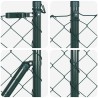 Poteau de clôture. Vert 10 x 0,4 m (treillis de 60 x 60 mm) 530547530547