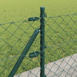 Poteau de clôture. Vert 25 x 0,4 m (maille 60 x 60 mm) 530552530552
