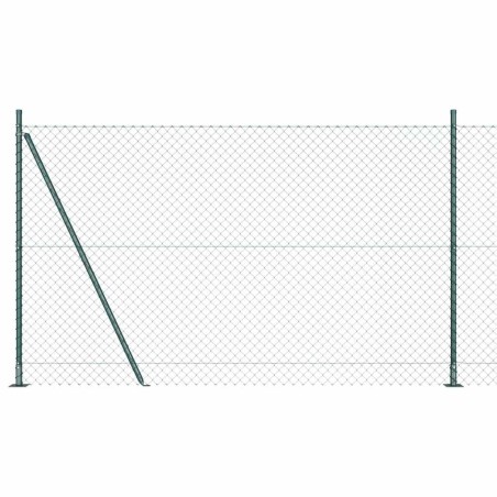 Poteau de clôture. Vert 10 x 1,4 m (maille 60 x 60 mm) 530557530557