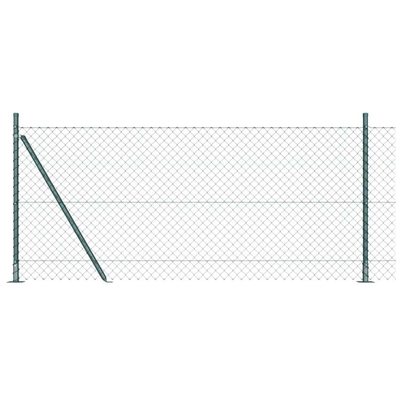 Poteau de clôture. Vert 10 x 1 m (maille de 40 x 40 mm) 530562530562