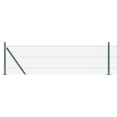 Poteau de clôture. Vert 10 x 0,4 m (maillage 40 x 40 mm) 530566530566