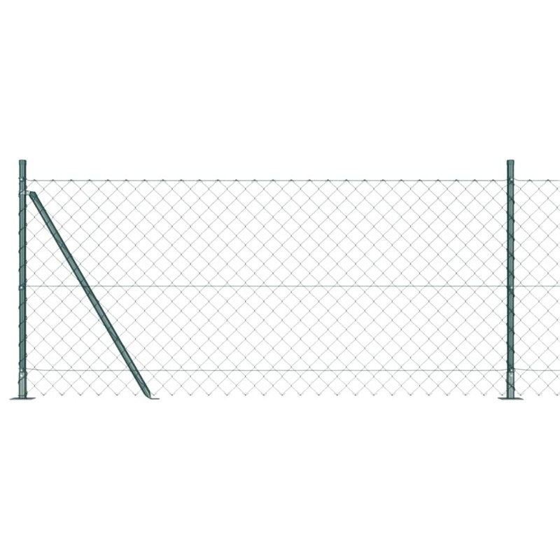 Poteau de clôture. Vert 10 x 1 m (maille de 60 x 60 mm) 530567530567