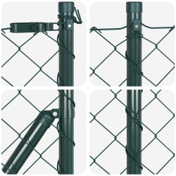Poteau de clôture. Vert 10 x 1 m (maille de 60 x 60 mm) 530567530567