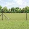 Poteau de clôture. Gris 10 x 0,4 m (maillage 40 x 40 mm) 530573530573