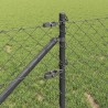 Poteau de clôture. Gris 25 x 0,6 m (maille 40 x 40 mm) 530609530609