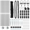 Poteau de clôture. Gris 10 x 1,2 m (maille de 60 x 60 mm) 530614530614