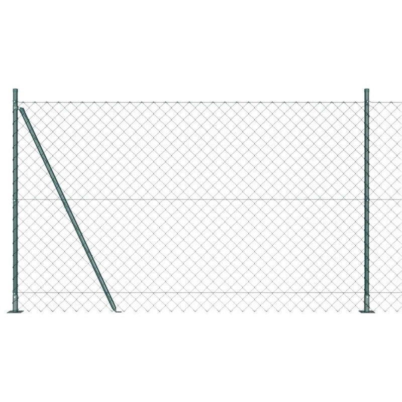 Poteau de clôture. Vert 10 x 1,5 m (mailles de 60 x 60 mm) 530618530618