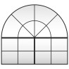 Miroir mural noir 100x90 cm arche fer 530637530637