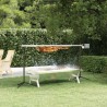 Barbecue automatique et moteur acier inoxydable 150x46,5x82,5cm 530706530706