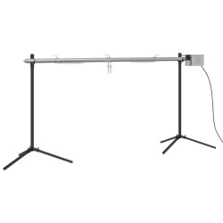 Barbecue automatique et moteur acier inoxydable 150x46,5x82,5cm 530706530706