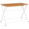Table de bistro pliante 100x54x71cm Bois acacia solide et acier 530710530710