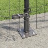 Clôture avec poteau Gris 0,8 x 25 m Acier 530720530720