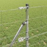 Poteau de clôture. Galvanisé 100 x 0,8 m Acier 530814530814