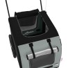 Remorque de vélo pour animaux Gris et Noir 125 x 53 x 54 cm 530914530914