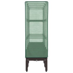 Jardinière surélevée avec housse aspect rotin 160x40x140 cm 530916530916