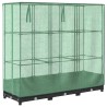 Lit surélevé avec housse de serre aspect rotin 120 x 40 x 123 cm 530919530919