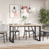 Dessus de table 3 pcs 80x47x2,5cm rectangulaire bois pin massif 530925530925