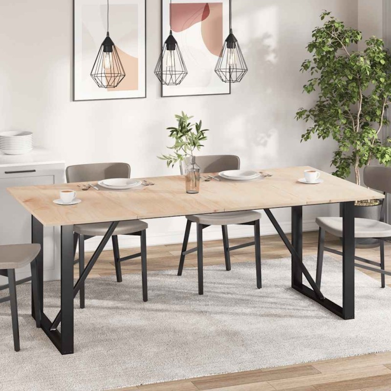 Dessus de table 4pcs 100x50x1,7cm rectangulaire bois pin massif 530929530929