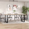 Dessus de table 4pcs 100x50x1,7cm rectangulaire bois pin massif 530929530929