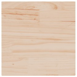 Dessus de table 40x40x2,5 cm carré bois de pin massif 530930530930