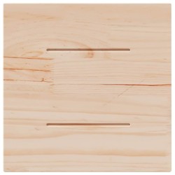 Dessus de table 40x40x2,5 cm carré bois de pin massif 530930530930