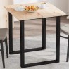 Dessus de table 2 pcs 70x35x2,5cm rectangulaire bois pin massif 530935530935