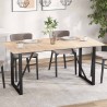 Dessus de table 3 pcs 80x53x1,7cm rectangulaire bois pin massif 530936530936