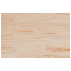Dessus de table 80x50x2,5 cm rectangulaire bois de pin massif 530937530937
