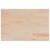 Dessus de table 80x50x2,5 cm rectangulaire bois de pin massif 530937530937
