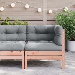 Canapé d'angle de jardin avec coussins bois massif douglas 530938530938