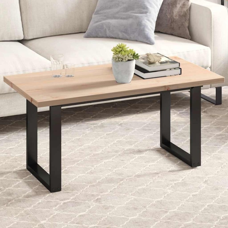 Dessus de table 100x50x2,5 cm rectangulaire bois de pin massif 530939530939