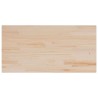 Dessus de table 100x50x2,5 cm rectangulaire bois de pin massif 530939530939