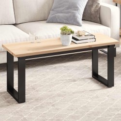 Dessus de table 110x40x2,5 cm rectangulaire bois de pin massif 530940530940