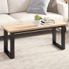 Dessus de table 110x40x2,5 cm rectangulaire bois de pin massif 530940530940
