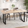 Dessus de table 3 pcs 80x53x2,5cm rectangulaire bois pin massif 530941530941