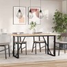 Dessus de table 3 pcs 80x53x2,5cm rectangulaire bois pin massif 530941530941