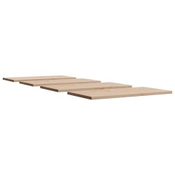 Dessus de table 4 pcs 90x45x2,5cm rectangulaire bois pin massif 530942530942