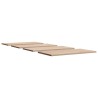 Dessus de table 4pcs 100x50x2,5cm rectangulaire bois pin massif 530944530944