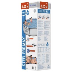 Bestway Ensemble de piscine Steel Pro MAX 305x76 cm 530945530945