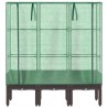 Jardinière surélevée avec housse aspect rotin 120x40x140 cm 530949530949