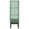 Jardinière surélevée avec housse aspect rotin 40x40x140 cm 530950530950