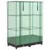Jardinière surélevée avec housse aspect rotin 80x40x123 cm 530956530956