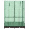 Jardinière surélevée avec housse aspect rotin 80x40x123 cm 530956530956