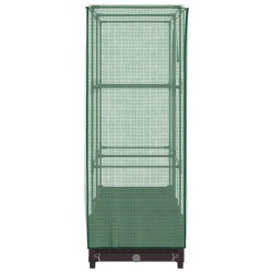 Jardinière surélevée avec housse aspect rotin 80x40x123 cm 530956530956