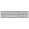 Étagères murales 4 pcs sonoma gris 80x20x1,5 cm bois ingénierie 530959530959