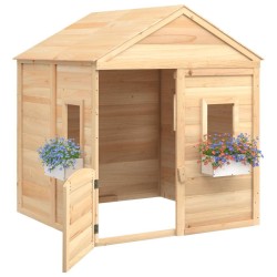 Maison de jeux et porte verrouillable/fleurs bois massif sapin 530961530961